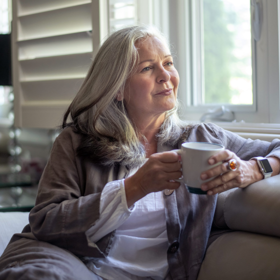 Client feeling confident that potential life challenges won't pose a risk to her retirement.