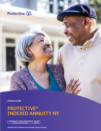 Cover of the Protective Indexed Annuity NY product profile.