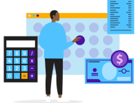 Icon Man Calculating 