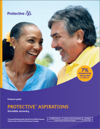Cover of Protective Aspirations variable annuity producer guide brochure