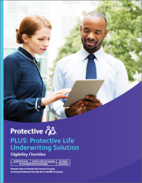 Cover of PLUS eligibility checklist.