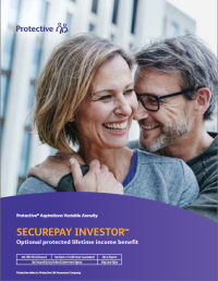 Cover of the SecurePay Investor benefit guide.