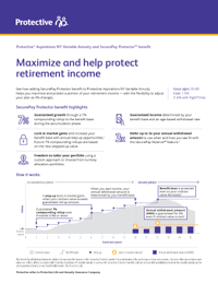 Cover for the SecurePay Protector benefit sample illustration.