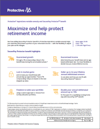 Image of the SecurePay Protector fact sheet.