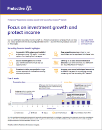 Image of the SecurePay Investor fact sheet.