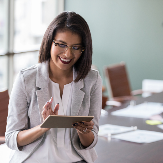 A financial professional submitting a new business case with Protective.